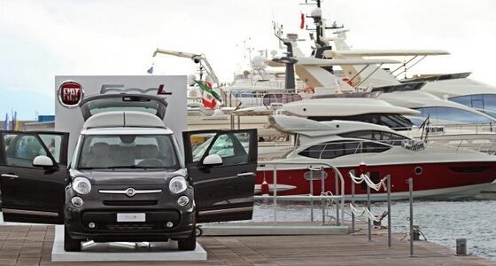 Fiat 500L zvezda Salona nautike u Đenovi