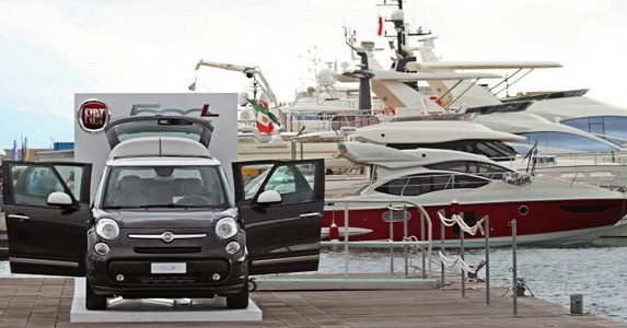 Fiat 500L zvezda Salona nautike u Đenovi