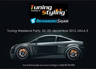 Tuning Weekend Party - 22. i 23. decembar 2012. Beogradski Sajam