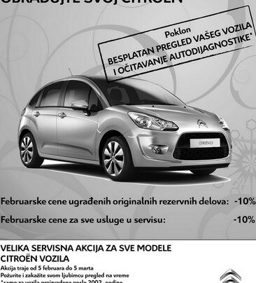 Vitro Group: Velika servisna akcija za Citroen vozila