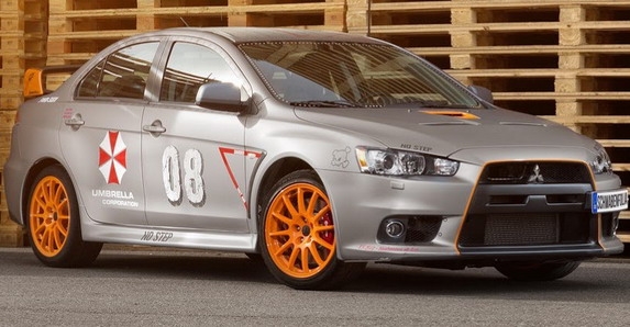 Schwabenfolia Mitsubishi Lancer EVO X Stealth Fighter