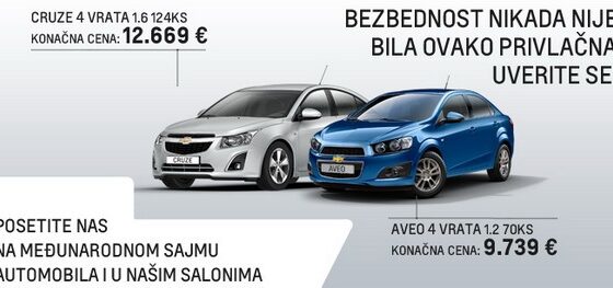 Chevrolet sajamska ponuda