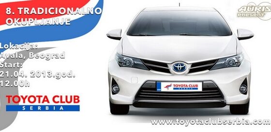 21. aprila osmo TOYOTA club Serbia tradicionalno okupljanje