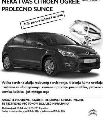 Velike prolećne servisne i prodajne akcije za sva Citroen vozila