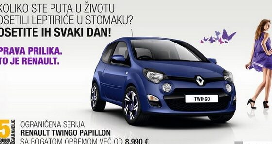 Renault Twingo Papillon sa akcijskim popustom