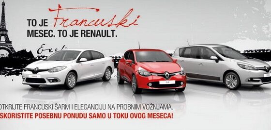 Renault akcija: Francuski mesec