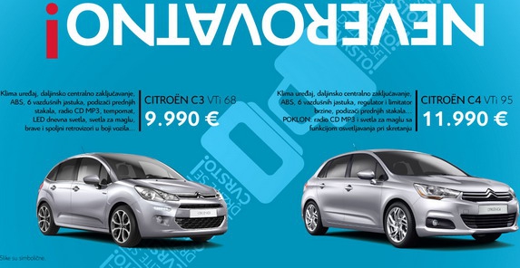 Citroen prodajna akcija za sve modele sa lagera