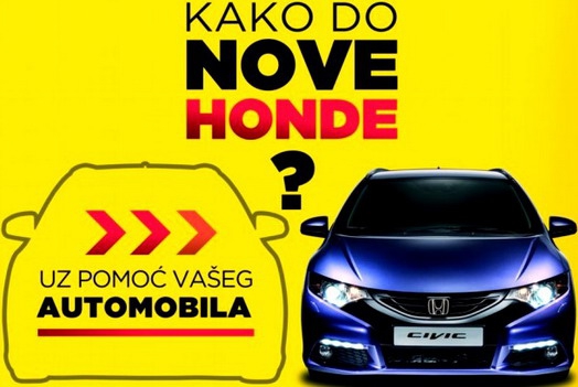 Honda akcija staro za novo