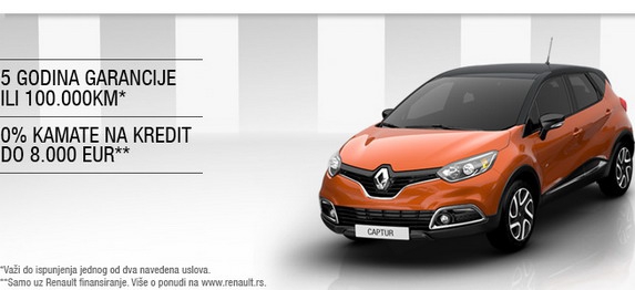 Ponuda za Renault Captur