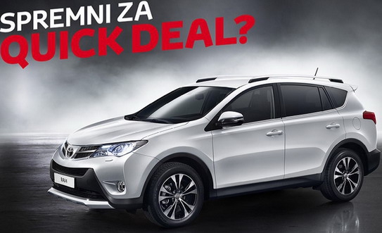 Toyota RAV4 u posebnoj "Quick deal" ponudi