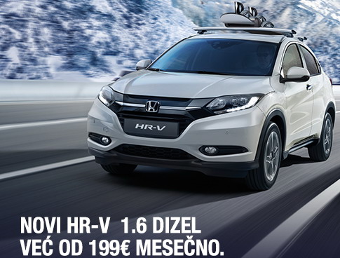 Honda paketi finansiranja vozila za modele CR-V i HR-V