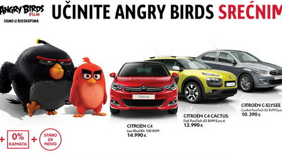 CITROËN i Angry Birds u akciji