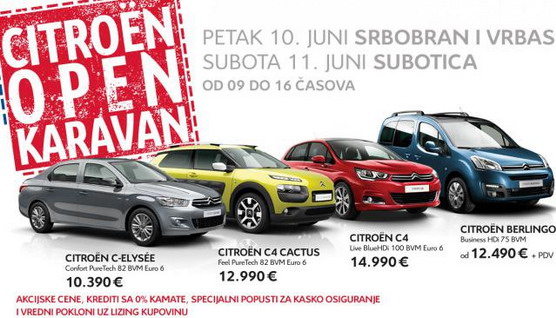 CITROËN OPEN KARAVAN – dolazi da vam ispuni želje