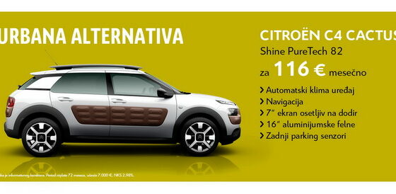 Urbani i udobni: Neodoljiva CITROËN ponuda