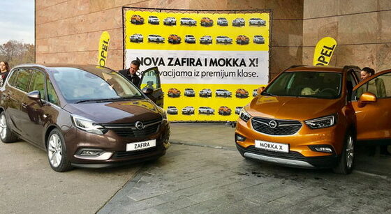 Opel Mokka X i nova Zafira stigli u Srbiju