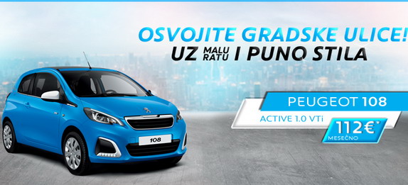 Posebna ponuda za Peugeot 108 i 208