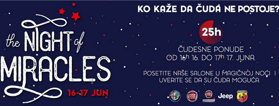 FCA Srbija – Night of Miracles