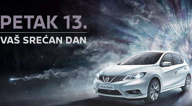 U NISSAN LF Auto Centru petak, 13. April 2018. je srećan dan