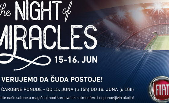 Fiat akcija "The Night of Miracles 2018"