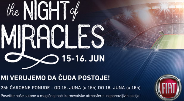 Fiat akcija “The Night of Miracles 2018”