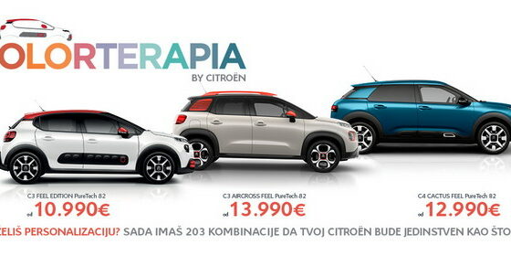 Citroen Colorterapia – dizajn