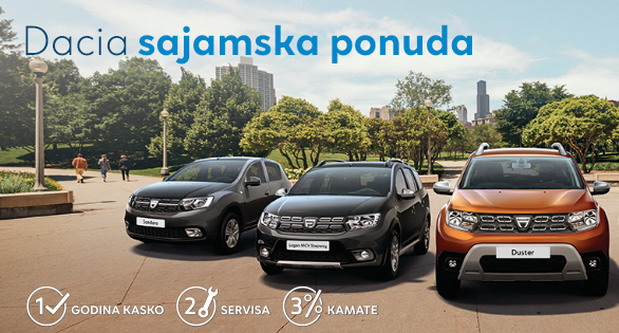 Sajamska ponuda za kupovinu Dacia vozila