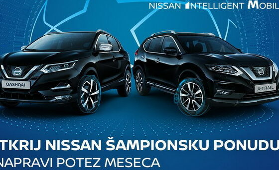 Šampionska ponuda za Nissan crossovere