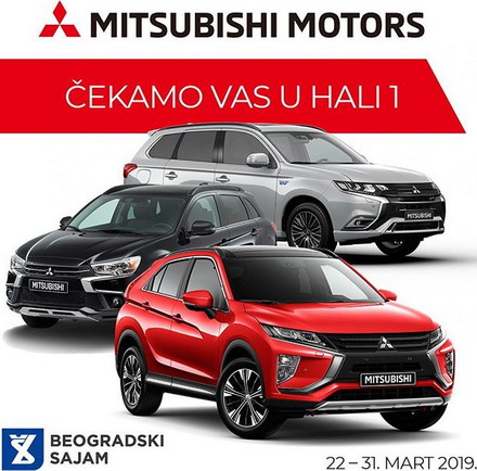 Mitsubishi na Salonu automobila u Beogradu