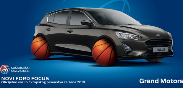 Popust za Ford Focus tokom Ženskog Evropskog prvenstva u košarci