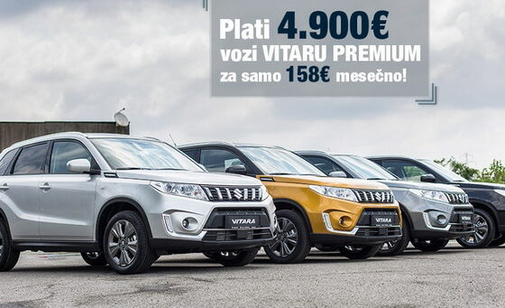 Suzuki Vitara 1.4 Premium 2WD 6MT za 158 evra mesečno