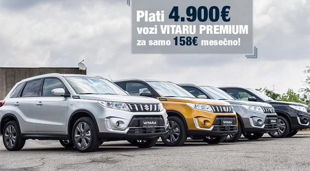 Suzuki Vitara 1.4 Premium 2WD 6MT za 158 evra mesečno