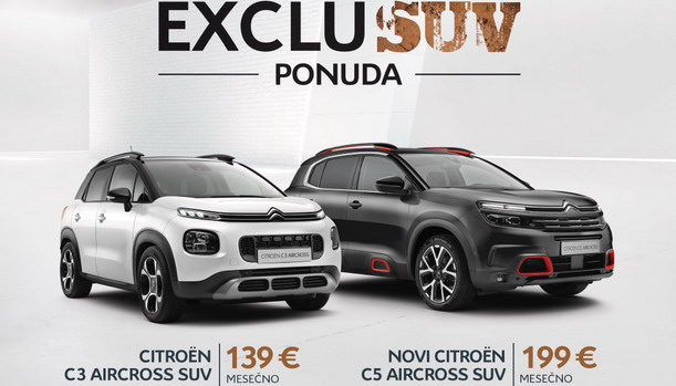 Citroen C3 Aircross i novi C5 Aircross – Novi EXCLUSUV trend