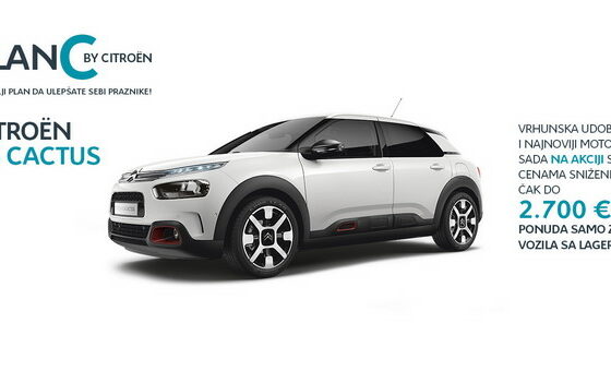 Citroen C4 Cactus – ponuda vozila sa lagera