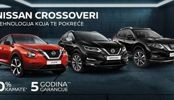 Ponuda za Nissanove crossovere