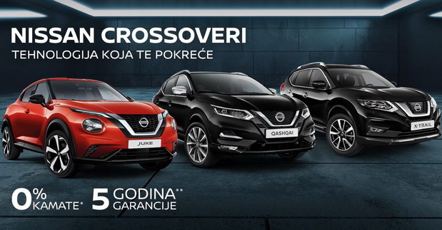 Ponuda za Nissanove crossovere