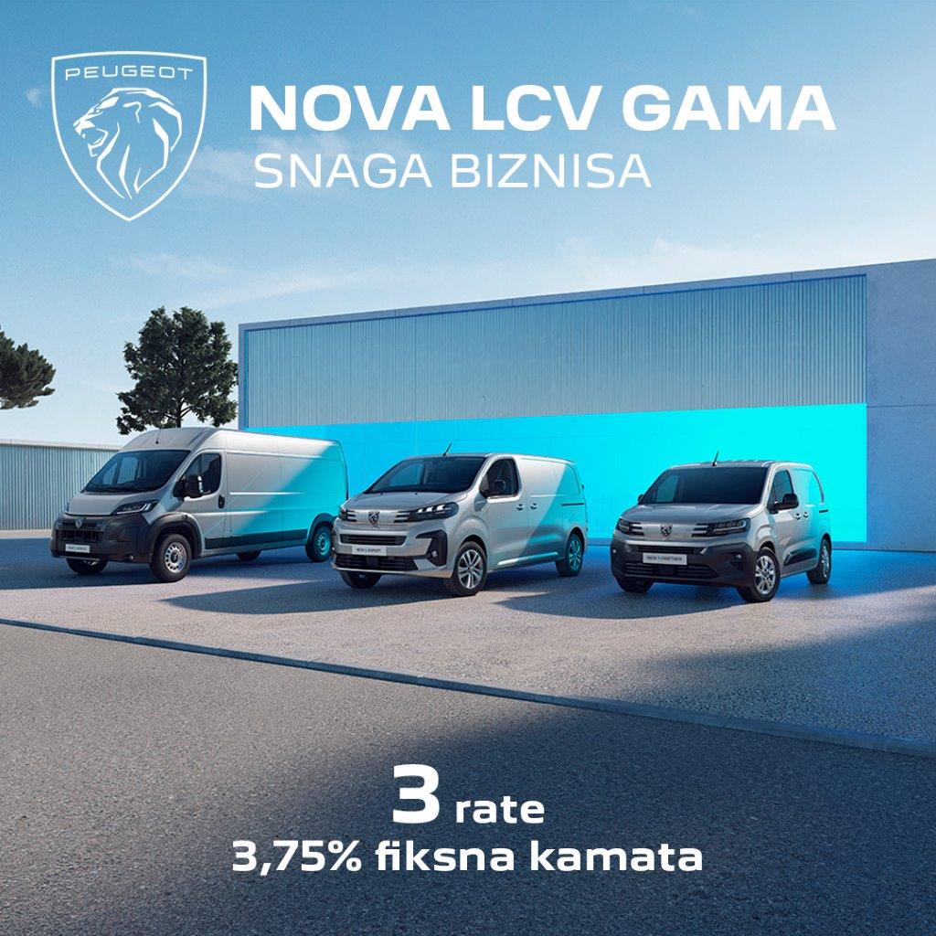 Peugeot laka komercijalna vozila za uspešno poslovanje